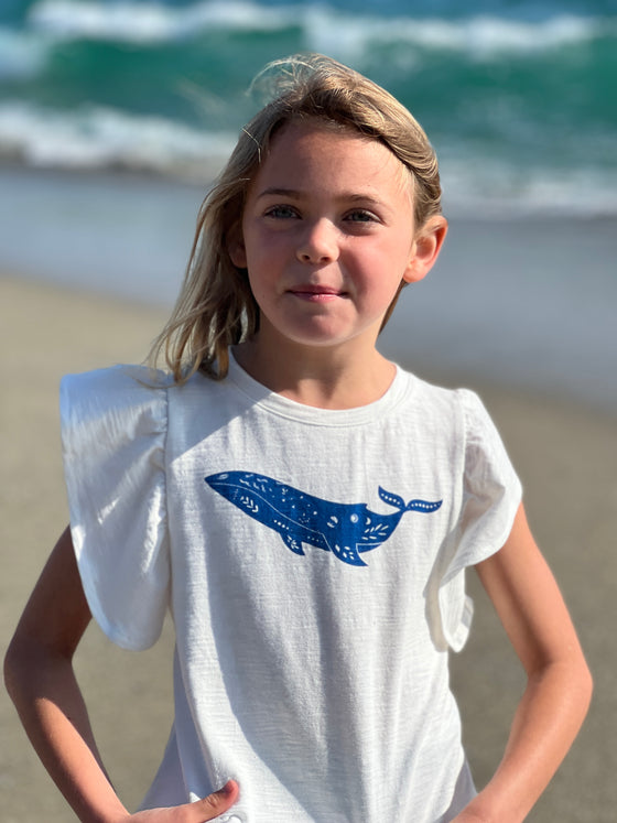 Sutton T-shirt in Whale Print