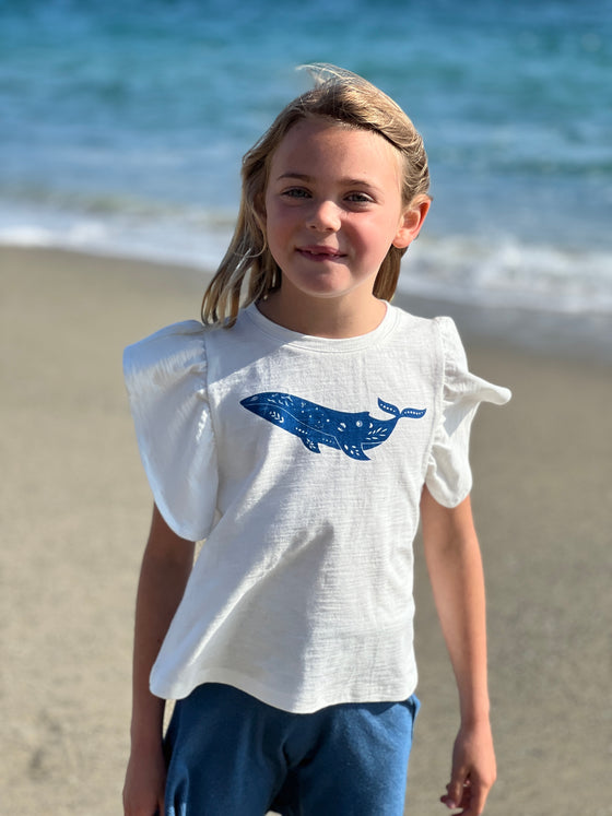 Sutton T-shirt in Whale Print