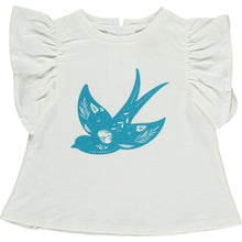  SUTTON T-SHIRT IN BLOCK PRINT BIRD