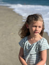 Esme Top in Ivory and Green