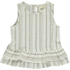 Amelia Tank in Tan Stripe