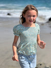 Eleanor Blouse in Multi Ditsy Floral