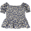 Eleanor Blouse in Navy Floral