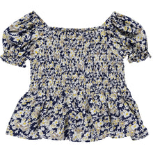  Eleanor Blouse in Navy Floral