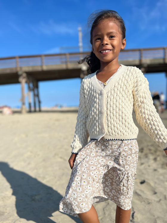 Margot Cardigan in Ivory