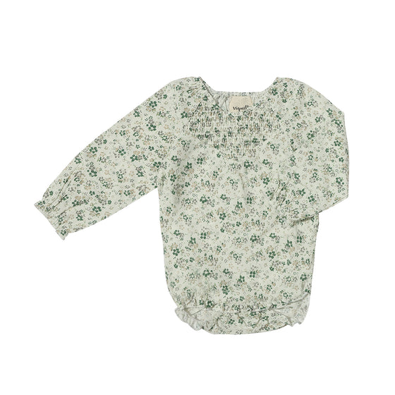 Green Floral Bubble 