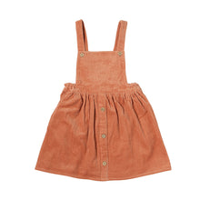  Autumn Pinafore in Dusty Peach