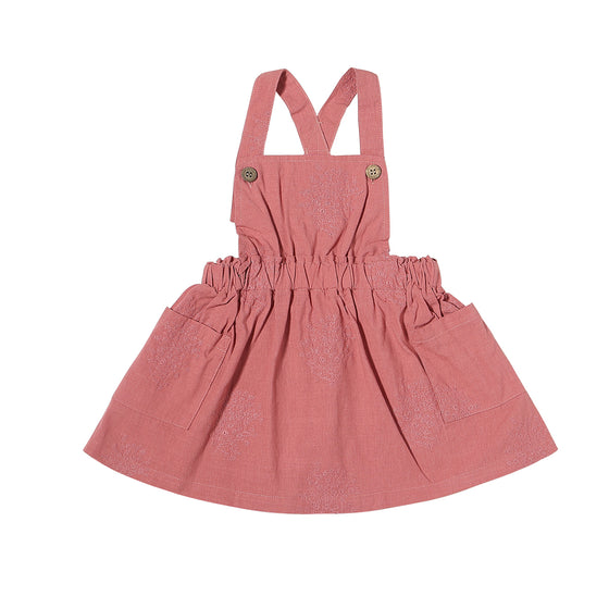 Jenna Romper in Carnation