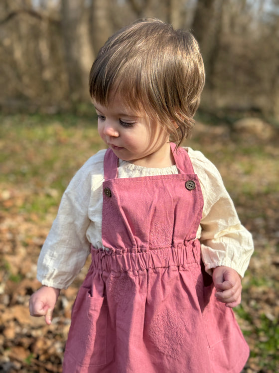 Jenna Romper in Carnation