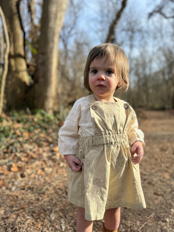 Jenna Romper in Barley