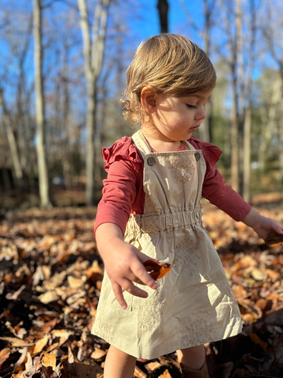Francie Onesie in Pumpkin