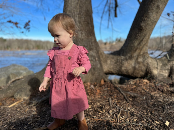 Francie Onesie in Pink Carnation