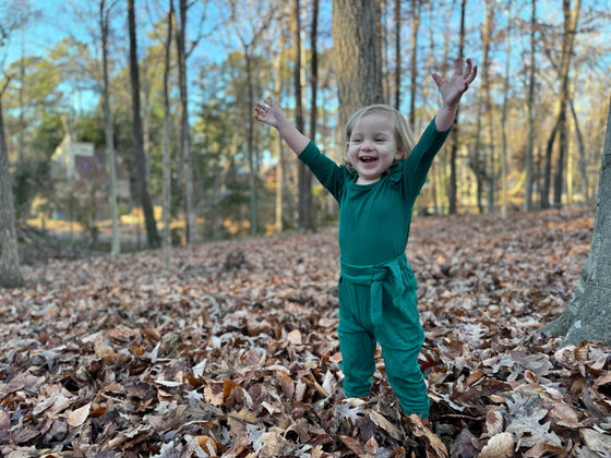 Francie Onesie in Pine