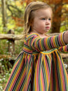 Rylie dress in candy stripe