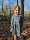 Sylvie Dress in Blue Floral