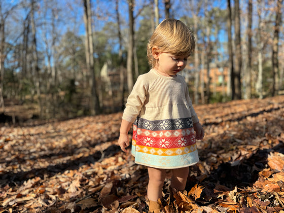 Dillon Dress in Red Scandi