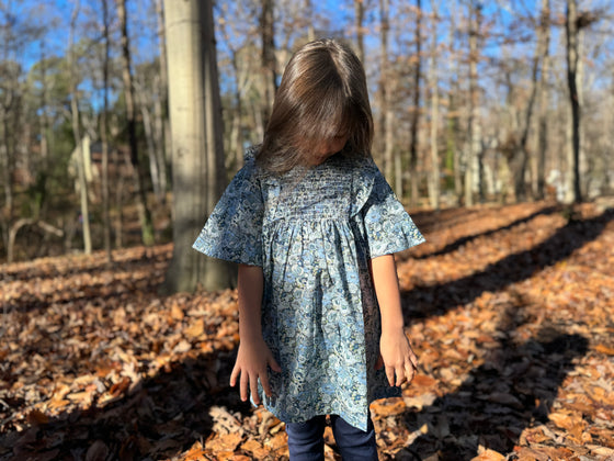 Ruby Dress in Winter Garden