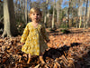 Juniper Dress in Embroidered Gold
