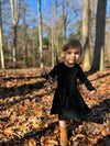Merilee Dress in Black Velvet