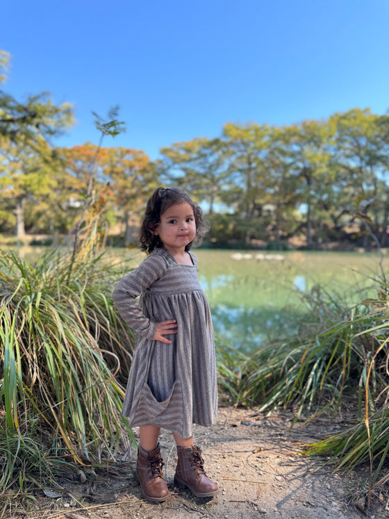 Rylie Dress in Coco Shimmer