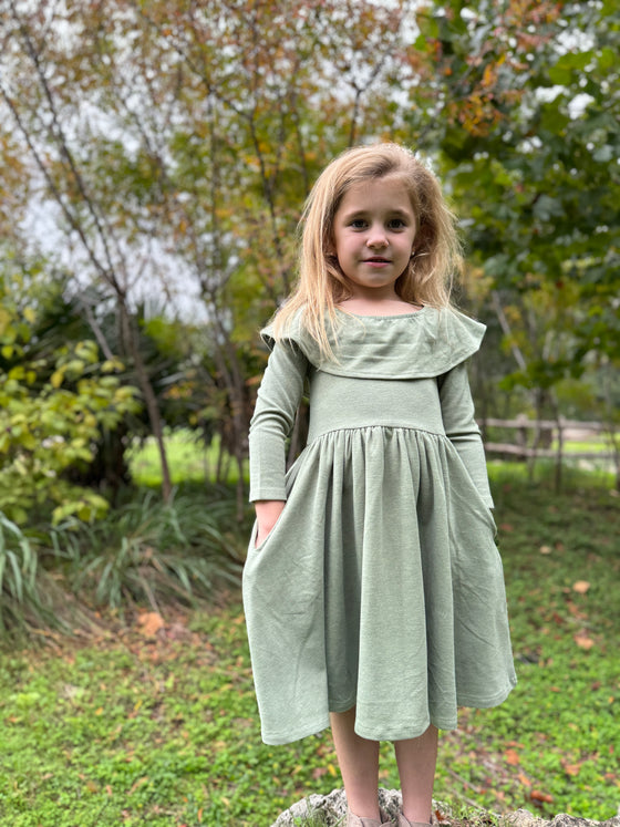 Maelle Dress in Olive
