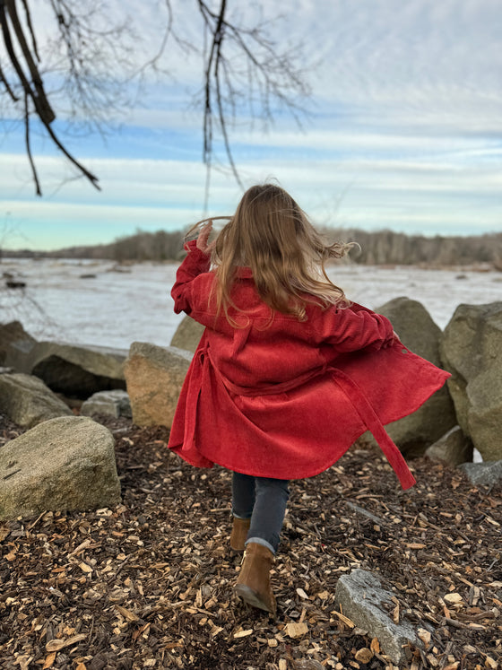 Shannon Coat Dress in Pumpkin