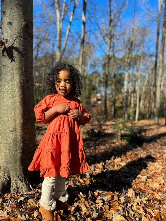 Saorise Dress in Pumpkin