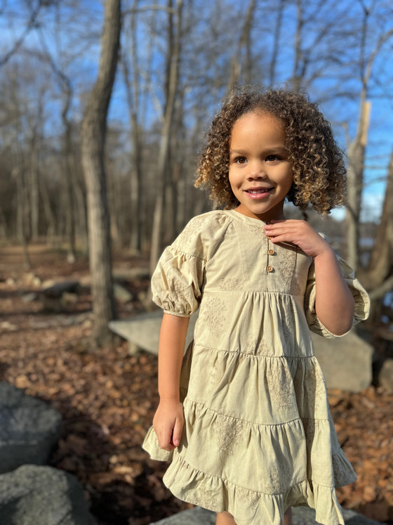 Saorise Dress in Barley