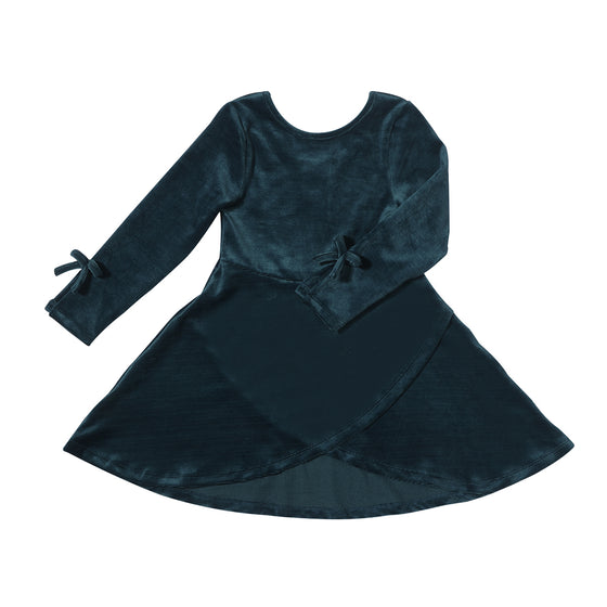 Shiloh Dress in Dusty Teal