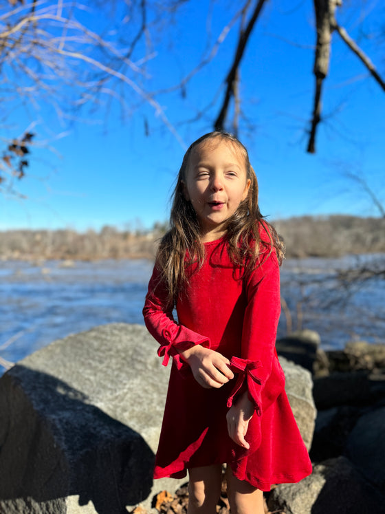 Shiloh Dress in Red