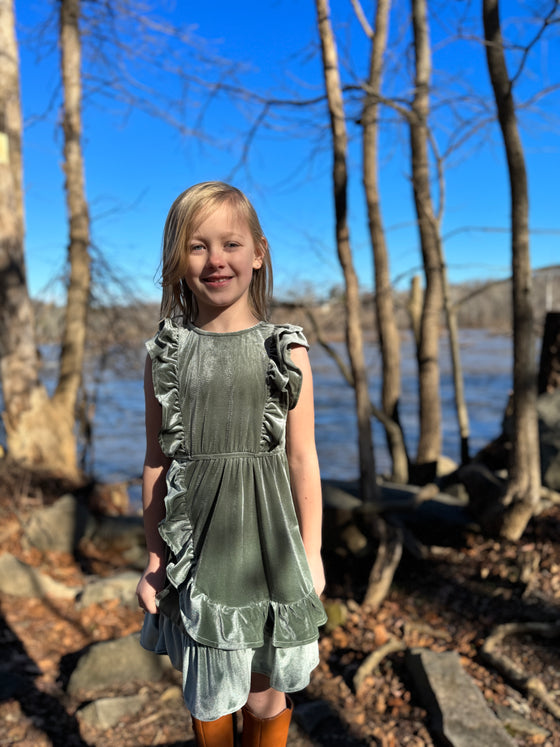 Hadley Dress in Ivy