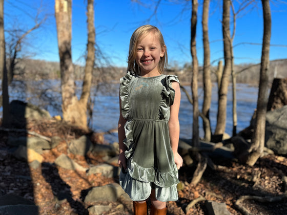 Hadley Dress in Ivy