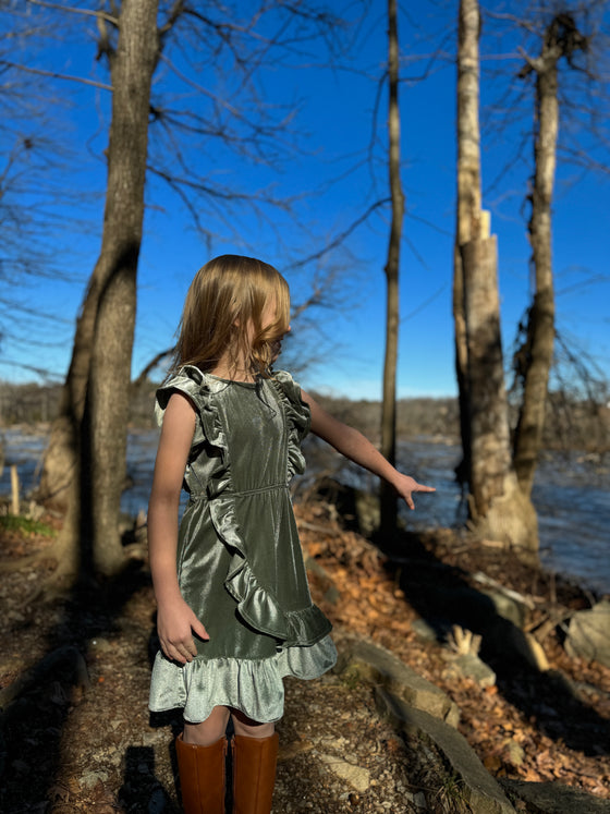 Hadley Dress in Ivy