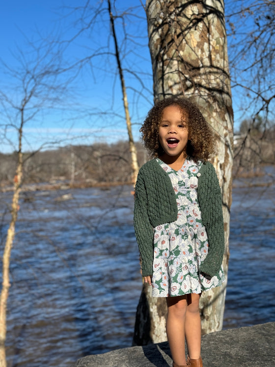 Margot Cardigan in Forest