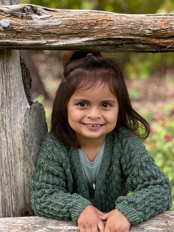 Margot Cardigan in Forest