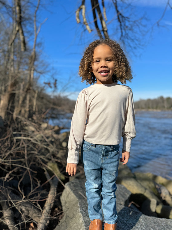 Jessa T-shirt in Oatmeal
