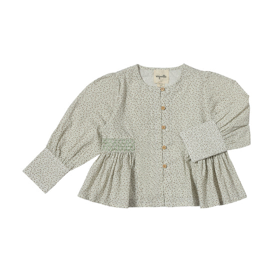Imogen Blouse in Ivory Daisy