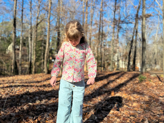 Claudette Blouse in English Garden