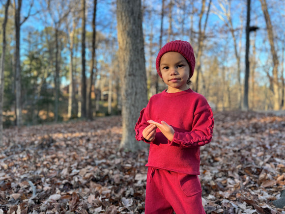 Jess Sweater in Red