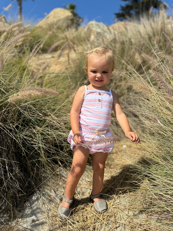Remi Bloomer in Pink Retro Stripe