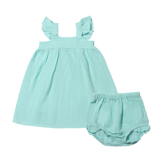 Shelby Dress in Aqua