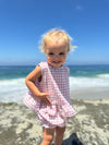 Aria Dress in Rose Plaid