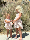 Jill Dress in Peach Gingham