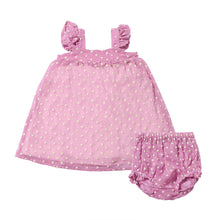  Georgie Dress in Berry Mesh Dot