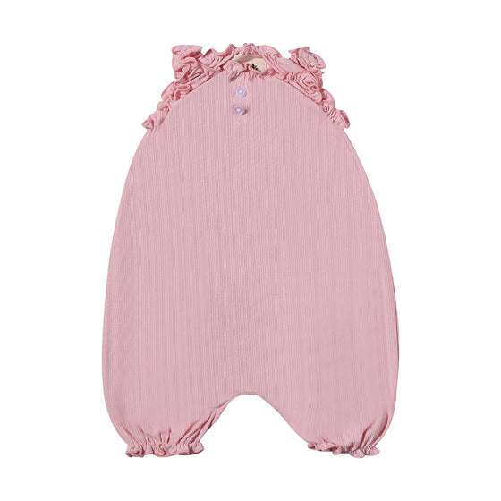 Ruffled pink baby onesie size 0-3 months - 18-24 months 
