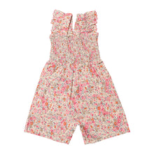  Pink floral Child's romper jumpsuit