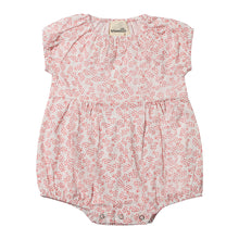  white baby bubble with delicate red berry design