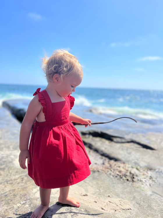 Maeve Dress in Red