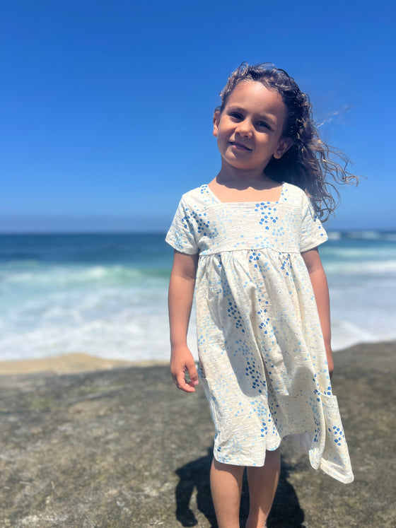 Rylie Dress in Blue Spring Floral