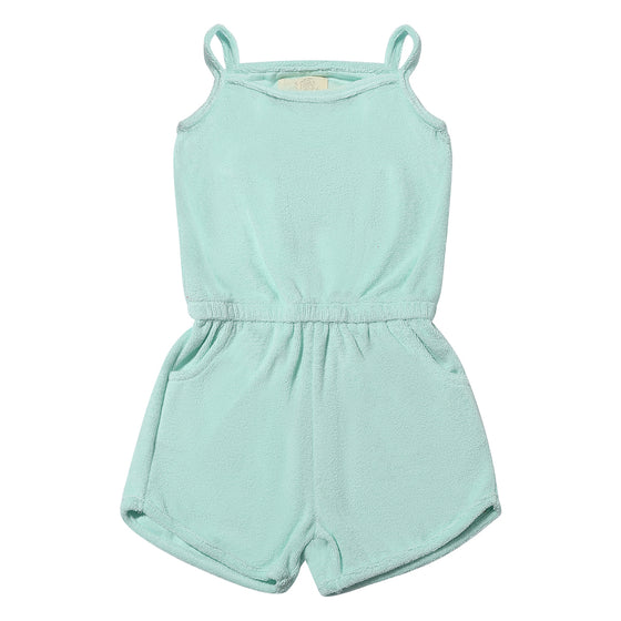 Shelby Romper in Blue